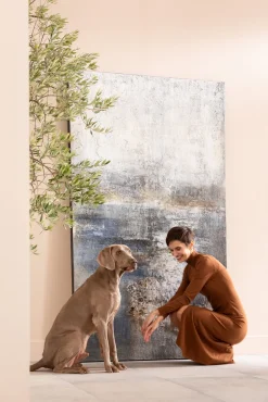 KARE Acrylbild Abstract Into The Night 120x210cm