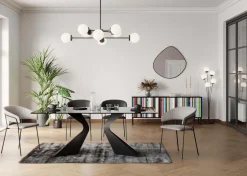 KARE Armlehnstuhl Belle Beige (2/Set)