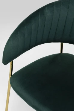 KARE Armlehnstuhl Belle Velvet Grün (2/Set)