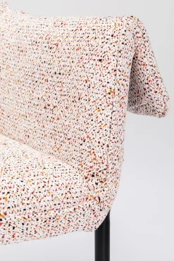 KARE Armlehnstuhl Bess Beige Flitter