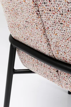 KARE Armlehnstuhl Bess Beige Flitter