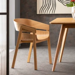 KARE Armlehnstuhl Biarritz Natur