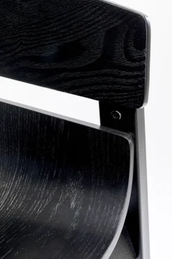 KARE Armlehnstuhl Biarritz Schwarz