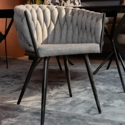 KARE Armlehnstuhl Dean Grau