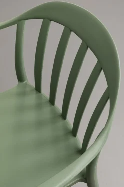 KARE Armlehnstuhl Flores Graugrün