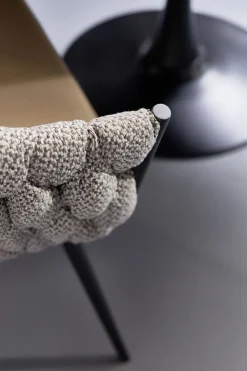 KARE Armlehnstuhl Knot Tweed