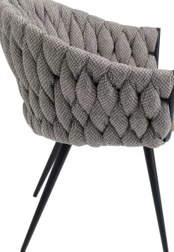 KARE Armlehnstuhl Knot Tweed