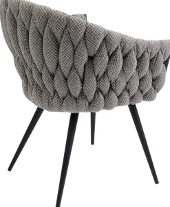 KARE Armlehnstuhl Knot Tweed