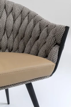 KARE Armlehnstuhl Knot Tweed