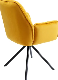 KARE Armlehnstuhl Mila Gelb