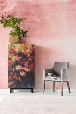 KARE Armlehnstuhl Mode Velvet Grau