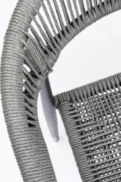 KARE Armlehnstuhl Palma Grau