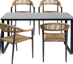 KARE Armlehnstuhl Palma Nature