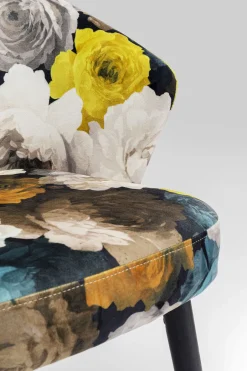 KARE Armlehnstuhl Peony Flower Gelb