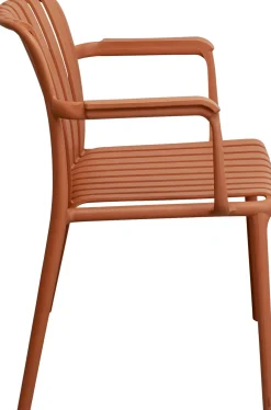 KARE Armlehnstuhl Porto Santo Terracotta