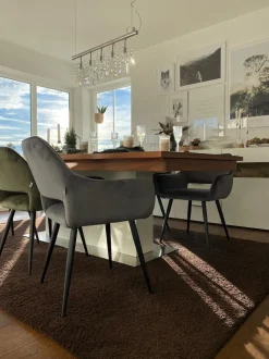 KARE Armlehnstuhl San Francisco Grau