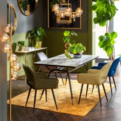 KARE Armlehnstuhl San Francisco Dunkelgrün