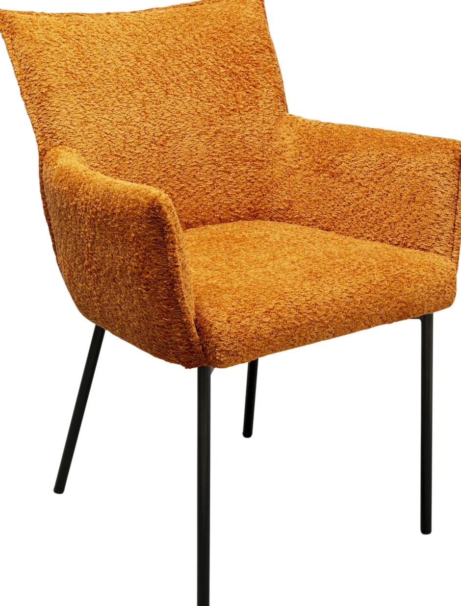 KARE Armlehnstuhl Selma Orange