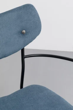 KARE Armlehnstuhl Viola Blau