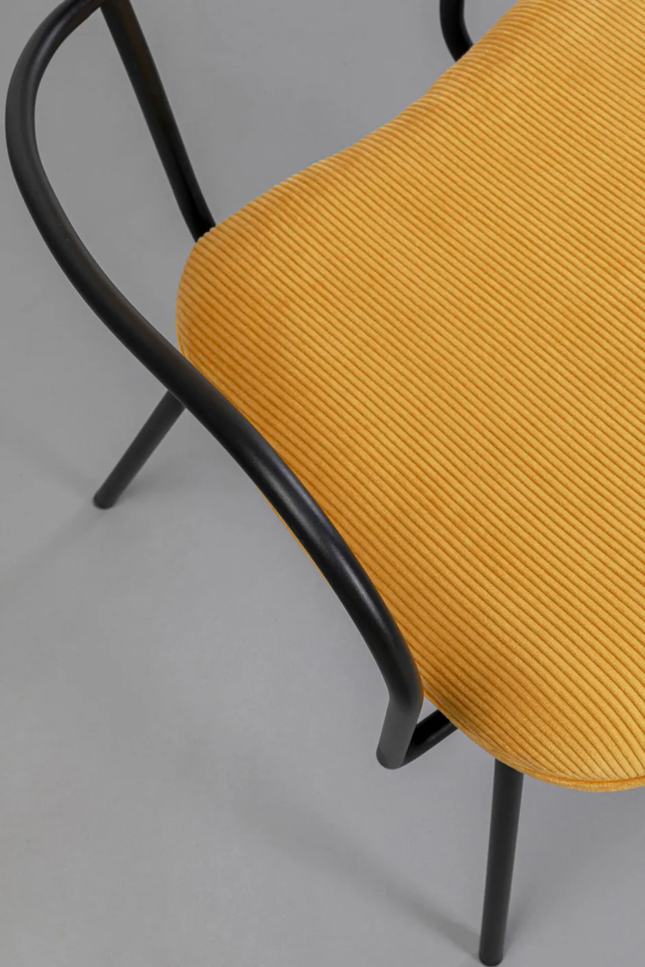 KARE Armlehnstuhl Viola Gelb