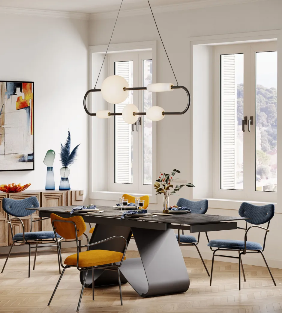 KARE Armlehnstuhl Viola Gelb