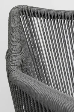 KARE Armlehnstuhl Wave Grau