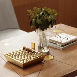 KARE Ascher Soho Square Brass 25x25cm