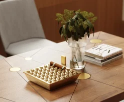 KARE Ascher Soho Square Brass 25x25cm