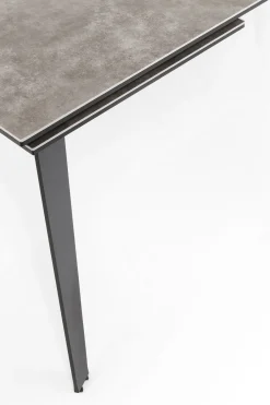 KARE Ausziehtisch Amsterdam Dunkel 200(45+45)x100cm