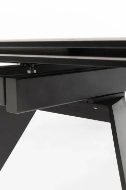 KARE Ausziehtisch Amsterdam Dunkel 200(45+45)x100cm