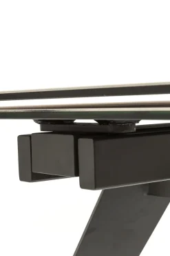 KARE Ausziehtisch Amsterdam Dunkel 160(40+40)x90cm