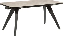 KARE Ausziehtisch Amsterdam Dunkel 160(40+40)x90cm