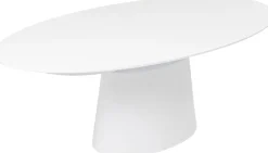 KARE Ausziehtisch Benvenuto Weiß 200(50)x110cm