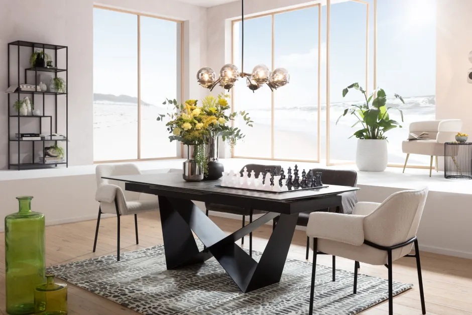 KARE Ausziehtisch Connesso 200(+60)x100cm