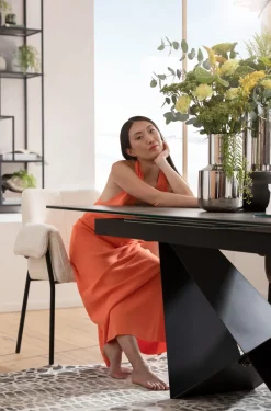 KARE Ausziehtisch Connesso 200(+60)x100cm