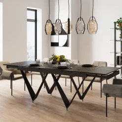 KARE Ausziehtisch Sandra 180(40+40)x90cm