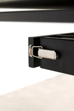 KARE Ausziehtisch Twist Schwarz 120(30+30)x90cm