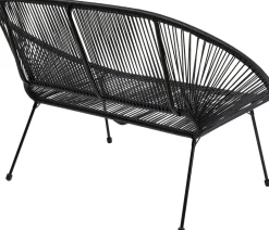 KARE Bank Acapulco Mono Schwarz