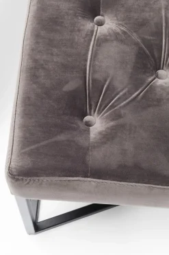 KARE Bank Crossover Grau Schwarz 150x40cm