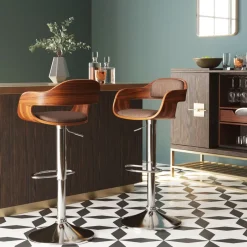 KARE Barhocker Monaco Schoko