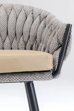 KARE Barstuhl Knot Tweed