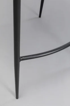 KARE Barstuhl Saluti Blau 77cm