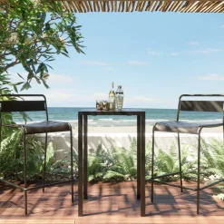 KARE Barstuhl Twist Schwarz