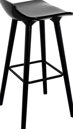 KARE Barstuhl York Schwarz 75cm