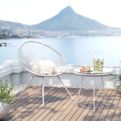 KARE Beistelltisch Acapulco Mono Weiß