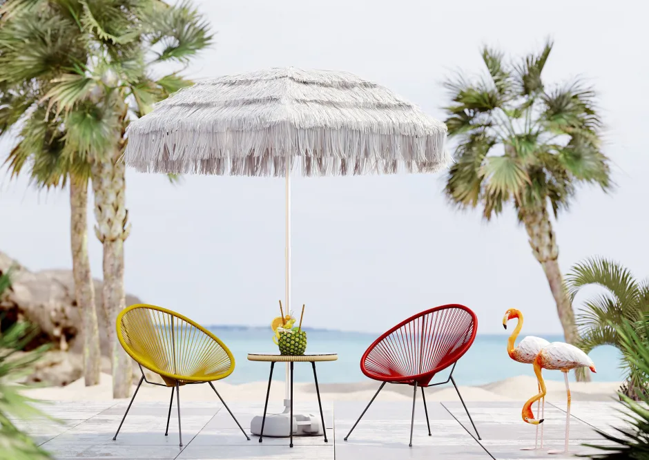 KARE Beistelltisch Acapulco Nature