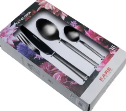 KARE Besteck Gloria Matt Schwarz (16/tlg.)