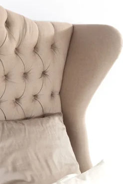 KARE Bett City Spirit Linen Natural 160x200cm