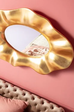 KARE Bett Desire Velvet Ecru 180x200cm