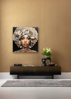 KARE Bild Glas Art Geo Women 3D 120x120cm